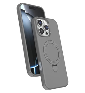 Newface Apple iPhone 16 Pro Max Regal Magsafe Standlı Kapak - Titan Gri
