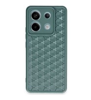Xiaomi Redmi Note 13 Pro 5g Kılıf Petek Silikon Kapak - Koyu Yeşil