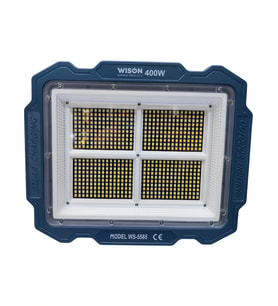 Wıson Ws-5585 Çok Fonksiyonlu 3 Solar Panelli 400w Spot Aydınlatma