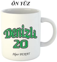 Kişiye Özel Hediyelik Denizli 20  Kupa Bardak