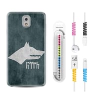Samsung Note 3 4 5 8 9 20 Ultra 10 Lite Kılıf Kablo Koruma Spiral Silikon Göktürk 2 1411