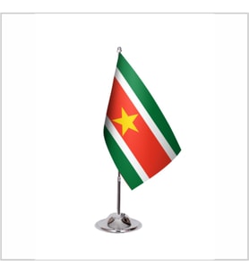 Surinam Tekli Masa Bayrağı