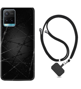 Vivo Y11S Y21S Y20 Y20S Y70 Kılıf Boyun Askılı Silikon Dikenli Tel 1779
