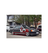 MERCEDES 190E Uyumlu MARŞPİYEL SAĞ SOL TAKIM FİBERGLASS BOYASIZ