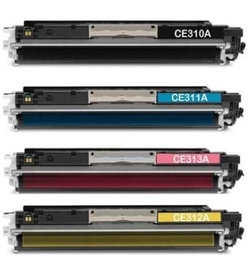 hementoner HP CE310A-CE311A- CE312A-CE313A Takım Muadil Toner 126A