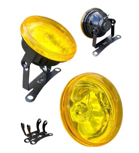 9 CM YUVARLAK SİS FARI SARI CAM