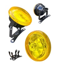 9 CM YUVARLAK SİS FARI SARI CAM
