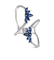 1.70 Karat Safir Pırlanta Yüzük