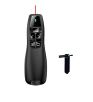 Lexroo K400 Wireless Presenter Kablosuz Uzaktan Kumandalı Lazer Sunum Kalemi - Siyah
