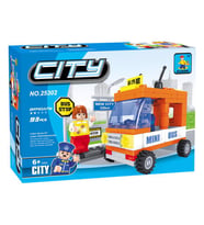 Ausini - Asya Brick 25302 Lego City Minibus, 93 PARÇA