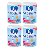 Bebehum 5 Numara Teneke Devam Sütü 2 Yaş+ 400 gr x 4 Adet