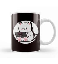 Code Girl Cat Computer Science Developer Internet Debugging Kupa Bardak Porselen