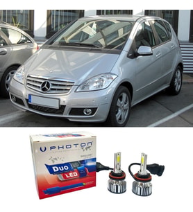 Mercedes A W169 Led Xenon Kısa Far Ampulü H7 Duo Yeni Seri Beyaz