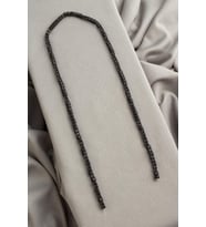 Hematit Doğal Taş Mat Siyah Küp Kesim 3x3mm Dizi [AA]