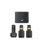 Gigaset C550 Analog & IP 3 Dahili Telsiz Kablosuz Telefon Santrali (Siyah)