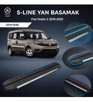 Fiat Doblo 2 Uzun S-Line Premium Krom Yan Basamak  2010-2020
