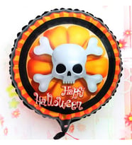Halloween İskelet Kuru Kafa Folyo Balon 18 inç
