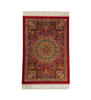 Saf İpek Makina Halı Ebat: (60 x 90) cm