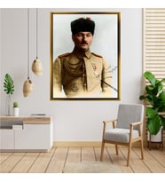 ÇERÇEVELİ ATATÜRK TABLO S189