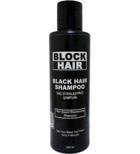 Block Hair Saç Koyulaştırıcı Siyahlaştırıcı Bakım Şampuanı 200ML