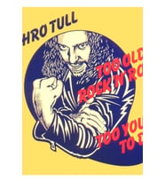 Jethro Tull Rock And Roll Için Çok Yaşlı: Ölmek Için Çok Genç Tablo Ahşap Poster Dekoratif