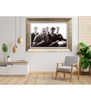 Gümüş Çerçeveli Atatürk Tablo a750