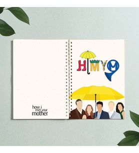 How I Met Your Mother Defter Tasarım Spiralli A5 96 Yaprak Çizgisiz PYTKDT292