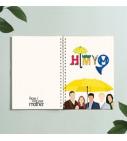 How I Met Your Mother Defter Tasarım Spiralli A5 96 Yaprak Çizgisiz PYTKDT292