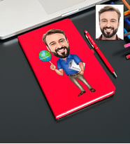 Kişiye Özel Öğretmen Tasarımlı Karikatür Defter Ve Kalem Seti 52