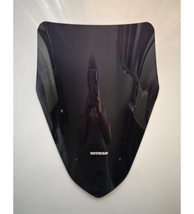 MOTOCAM Suzuki Burgman Street EX 125 Ön Cam 2023-2026 Model 43cm Siyah Renkli 4mm