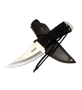 Crkt Scrub Fixed 2712 Wy Kamp / Outdoor Bıçak 22,5cm - İpli Sap, Deri Kılıflı
