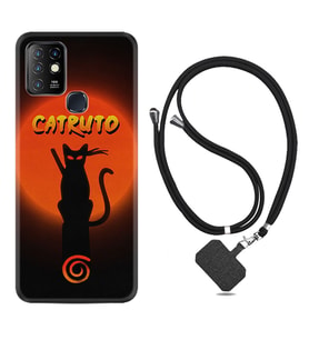 INFINIX Hot 8 9 10 11S Hot 10 Play 10T Kılıf Boyun Askılı Silikon Catrudo 1679