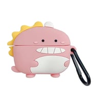 Microsonic Samsung Galaxy Buds 3 Pro Kılıf Cartoon Figürlü Silikon Crtn-Fgr-Ct-Dnzr-Pmb (Pembe - Sarı)