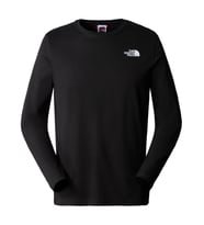 The North Face M L/S RED BOX TEE - EU Erkek T-Shirt NF0A493LJK31 (Siyah)