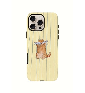 iPhone 16 Pro Vorian Çift Katmanlı Kılıf Flower Crown Dachshund