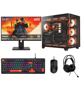 Dragos DRx9996 Ryzen 7 7700 16GB 512GB NVMe 16GB RX 9070XT 24.5 İnç 200Hz 1ms Oyuncu Oem Paket