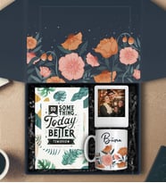 Sevdiklerinize Kişiye Özel Defter & Tasarım Defter & Beyaz Çerçeve Hediye Seti