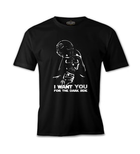 Star Wars - Want You Siyah Erkek Tshirt