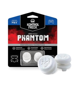 Cosmostech Kontrolfreek FPS FREEK PHANTOM PS5/PS4 Uyumlu Analog Başlık Thumbsticks - Performans Yükseltici ve Koruyucu (Siyah)