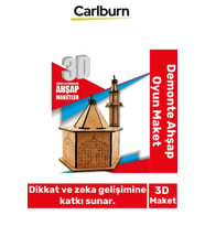 3 Boyut Eğitici Öğretici Zeka Geliştirici Boyanabilir Ebeveyn Çocuk Puzzle Demonte Ahşap