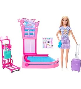 Barbie Bagaj Teslim Noktası Oyun Seti JMJ49
