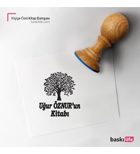 Kişiye Özel Kitap Damgası Kitap Mührü Kaşe Kitap Mühür Özel Damga 11