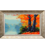 GÜMÜŞ ÇERÇEVELİ TABLO N1280