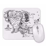 Yüzüklerin Efendisi  Lord Of The Rings orta Dünya Haritası Mouse Pad