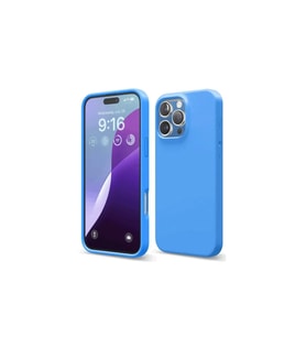 iPhone 16 Pro Kılıf First Silikon - Mavi