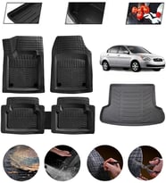Hyundai Accent Era 2006-2012 Uyumlu Paspas Araca Özel Bagaj Havuzu MBS Siyah