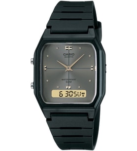 CASIO AW-48HE-8AVDF SİYAH SİLİKON KORDON ANALOG-DİJİTAL ERKEK KOL SAATİ