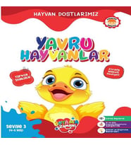Hayvan Dostlarımız - Yavru Hayvanlar Seviye 3 (4-5 Yaş)