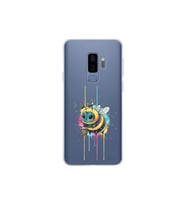 Samsung Galaxy S9 Plus ile uyumlu Splash arı tasarımlı şeffaf silikon kılıf