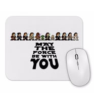 May The Force Be With You 8 Bits Mouse Pad